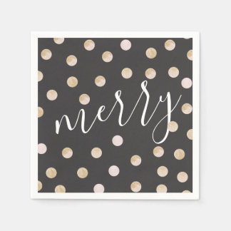 水彩 & ゴールド | ナプキン スタンダードカクテルナプキン