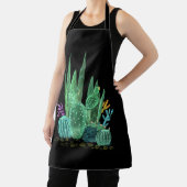 水彩、サボテン装飾用クッション エプロン (インサイチュ)