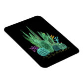 水彩、サボテン マグネット (右側)