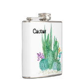 水彩、サボテン、多肉類 フラスク (右)