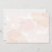 水彩 スイート16 招待状 (裏面)