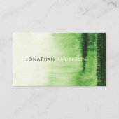 水彩 スタイリッシュ プロフェッショナル 名刺 (正面)