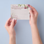 水彩 タイムカプセル 結婚記念日 カード (手)