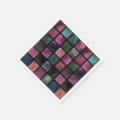 水彩、タイル スタンダードカクテルナプキン (角)