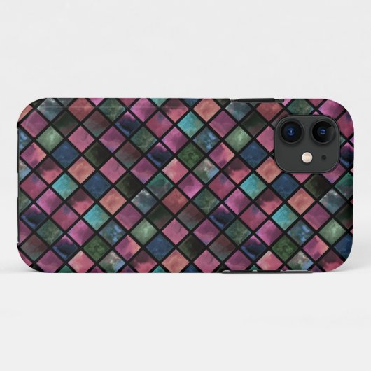 水彩、タイル Case-Mate iPhoneケース (裏面(横))