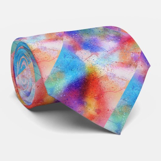 水彩 ネクタイ (ロール)