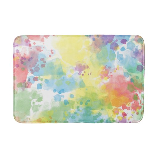 水彩 バスマット (正面)