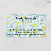 水彩、パーソナルカード 名刺 (裏面)