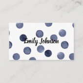 水彩、パーソナルカード 名刺 (正面)