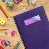 水彩 – ピンク色 | 防水 ラベル