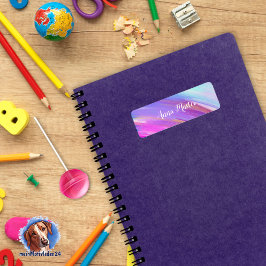 水彩 – ピンク色 | 防水 ラベル