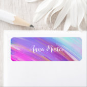 水彩 – ピンク色 | 防水 ラベル (インサイチュ)