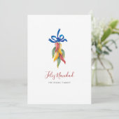 水彩 フェリス・ナビダット クリスマスカード (スタンド正面)