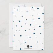 水彩 フラミンゴ トロピカル メニュー 招待状 (裏面)