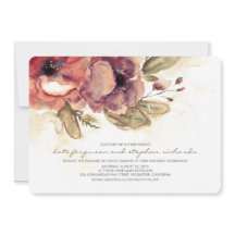 水彩 – フローラヴィンテージエレガントな結婚式