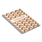 水彩 ボヘミア パステル キッズ ガール レインボー 可愛い ノートブック (右側)