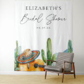 水彩 メキシカンフィエスタ ウェディングシャワー 背景 タペストリー (インサイチュ)