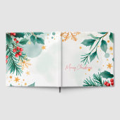 水彩 メリークリスマス ゲストブック – 休日のお客様専用 (全面)