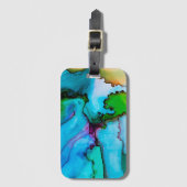 水彩 ラゲッジタグ (正面縦)