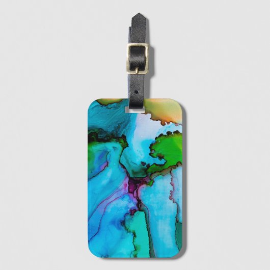 水彩 ラゲッジタグ (正面縦)