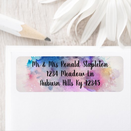 水彩 ラベル (インサイチュ)