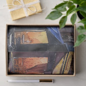 水彩 ヴィンテージ エッフェル塔 デコパージュ 薄葉紙 (ギフト)