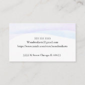 水彩 名刺 (裏面)