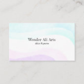 水彩 名刺 (正面)