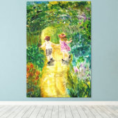 水彩-幸せ キャンバスプリント (インサイチュ (ウッドフロア))