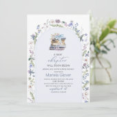 水彩 新たな章が始まる ベビーシャワー 招待状 (スタンド正面)