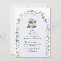 水彩 新たな章が始まる ベビーシャワー