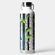 水彩《植物》アスペン木