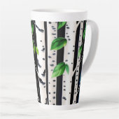 水彩《植物》アスペン木 カフェラテマグ (右アングル)