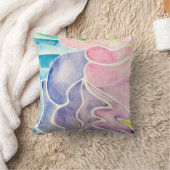 水彩/模様/ライト/パステル/ベッドルームデコール クッション (ブランケット)