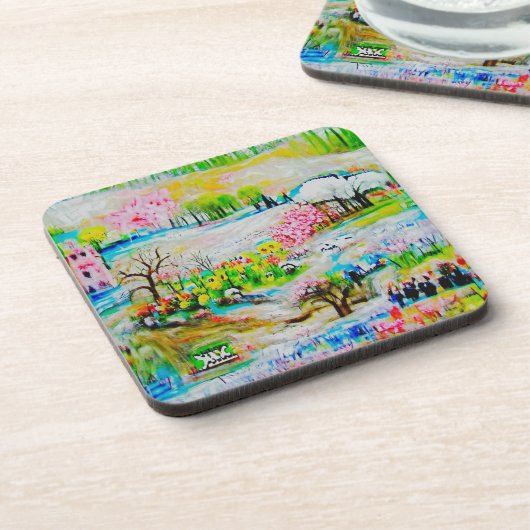 水彩（横） 2 コースター (左側)