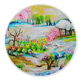 水彩（横） 2 セラミックノブ