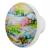 水彩（横） 2 セラミックノブ (右)