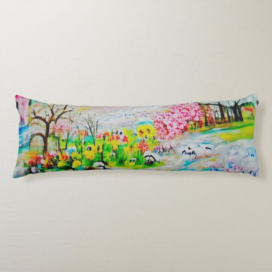 水彩（横） 2 ボディピロー (正面)