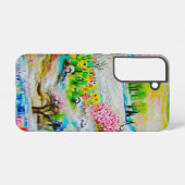 水彩（横） 2 SAMSUNG GALAXYケース (裏面横)