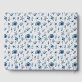 水彩 海の中の模様 ゲストブック (裏面)