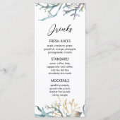 水彩　海の中　クラゲ　サンゴ礁 メニュー (正面)