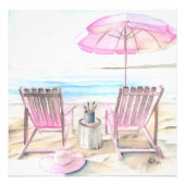 水彩(海岸線による) 2 フォトプリント (正面)