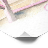 水彩(海岸線による) 2 フォトプリント (角)