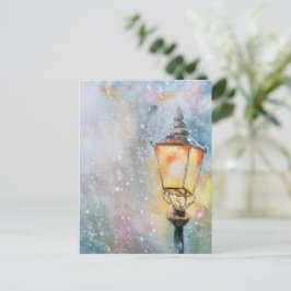 水彩（淡いクリスマス）はがき ポストカード