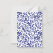 水彩(犬)スタッフォードドッグパーソナライズされた ノートカード (裏面)