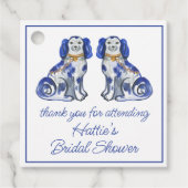 水彩(犬)スタッフォード犬 フェイバータグ (正面)