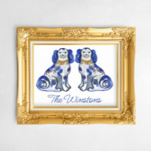 水彩（犬）スタッフォード犬