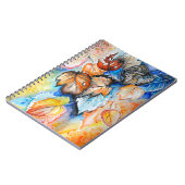 水彩 – 紅葉 ノートブック (左側)