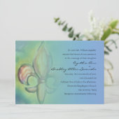 水彩（紋章の）フラ・ダ・リ青 招待状 (スタンド正面)