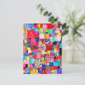 水彩+線画 ポストカード (スタンド正面)